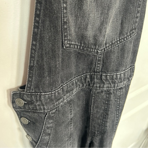 GAP Relaxed Denim Overalls Black — Size XS - Picture 4 of 5